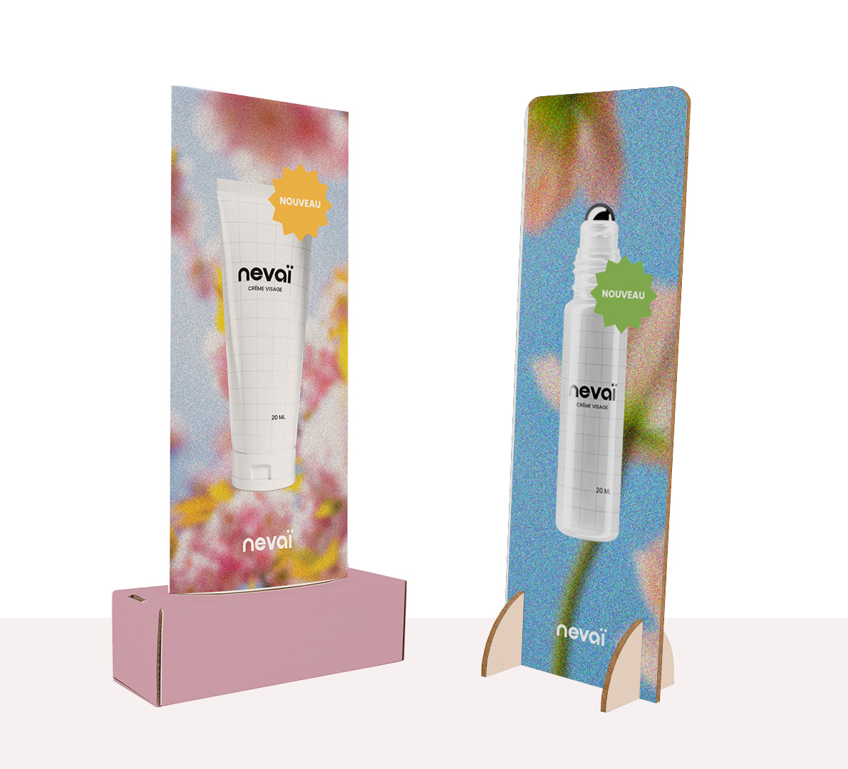 Kakémono en carton pour signalétique
